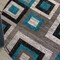 Flash Furniture Turquoise 5' x 5' Round Modern Geometric Area Rug OK-HCF-7146ATUR-5R-TUR-GG - alternate 4